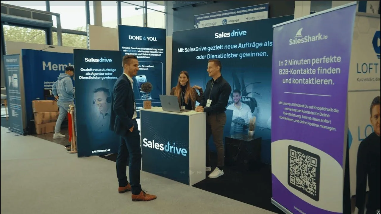 Der SalesDrive-Messestand auf der This is Marketing